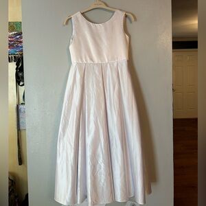 White Gown for First Communion, Flowergirl